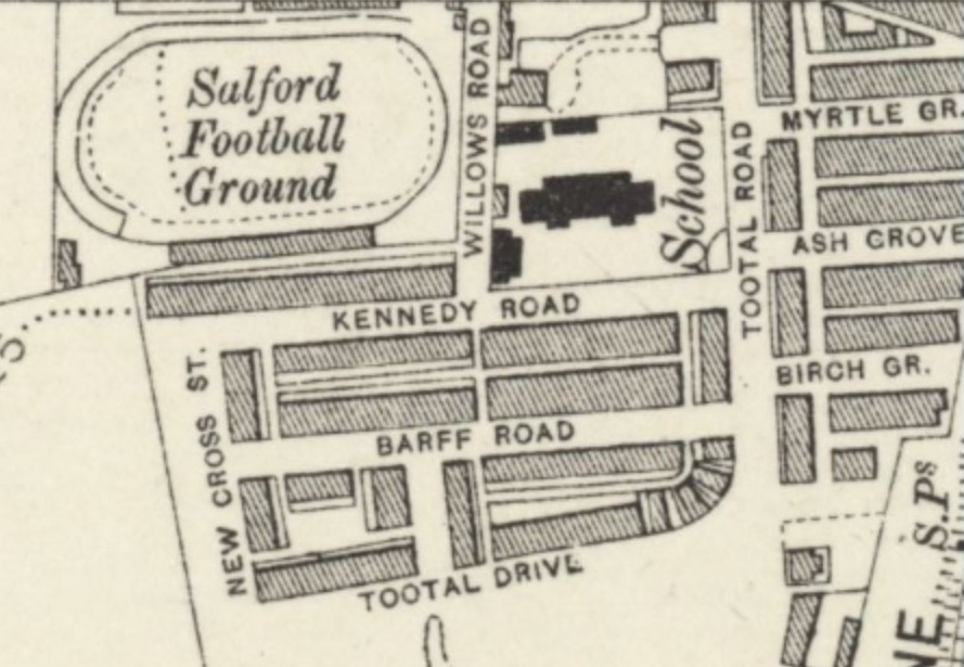 Manchester - Weaste : Map credit National Library of Scotland